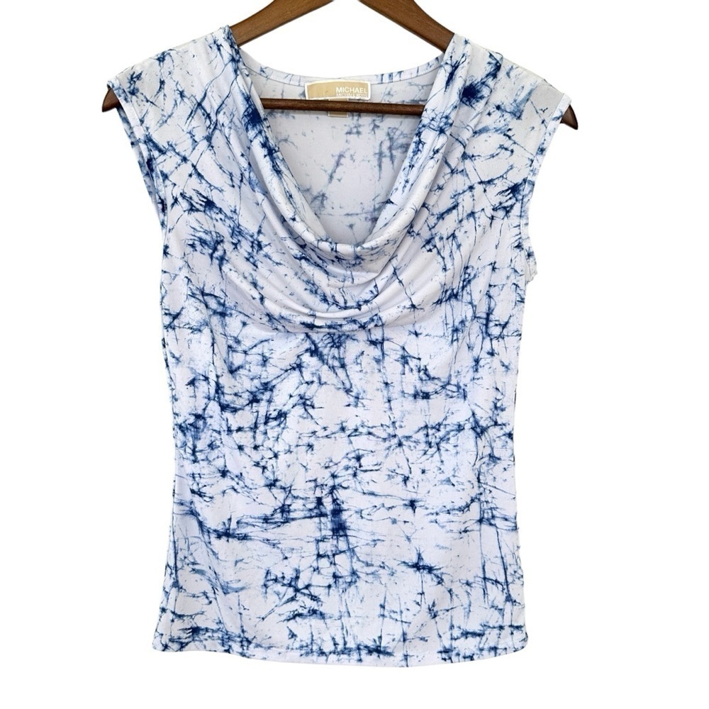Michael Kors tank top with cowl neckline in a  stretch jersey knit